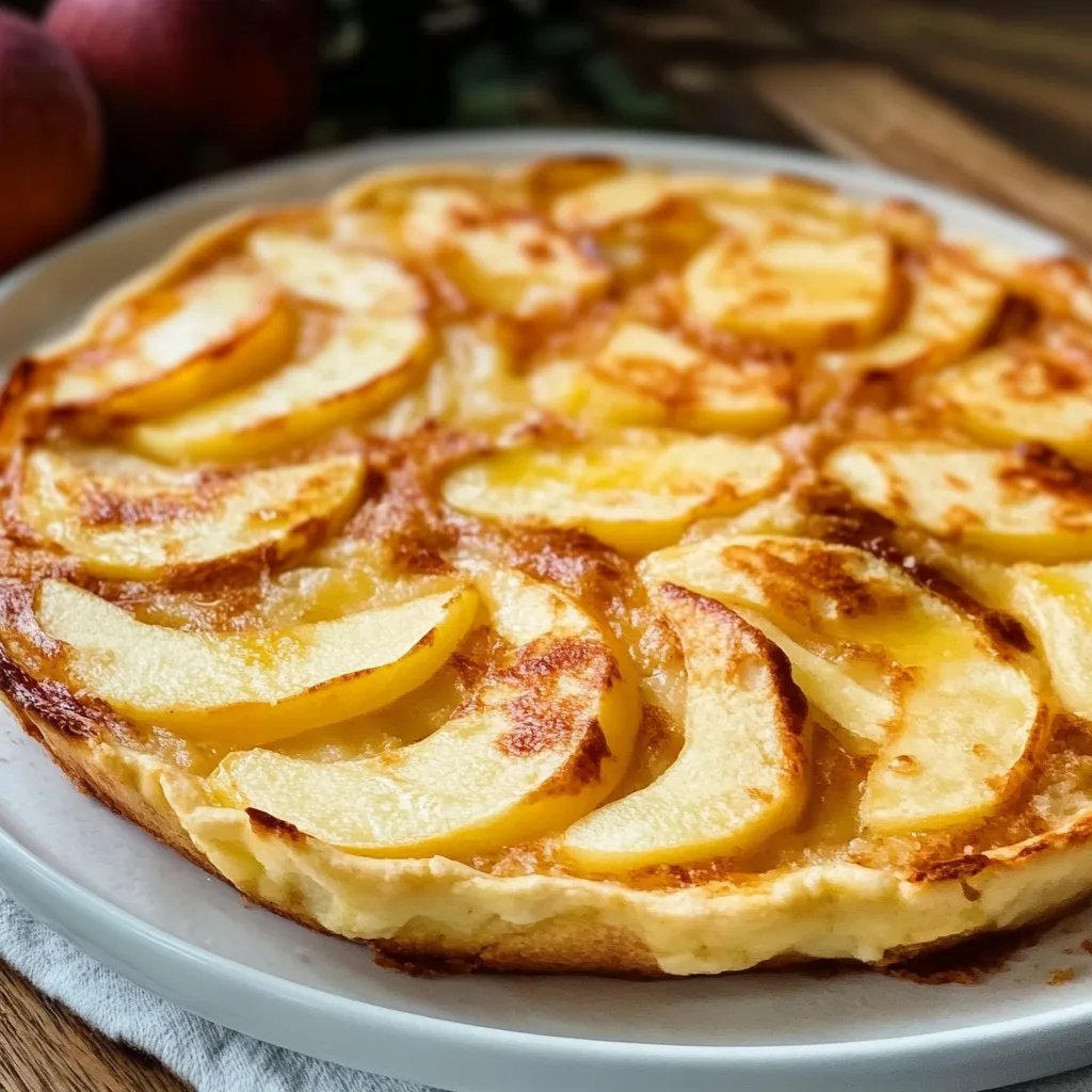 Apfelpfannkuchen – so fluffig & lecker