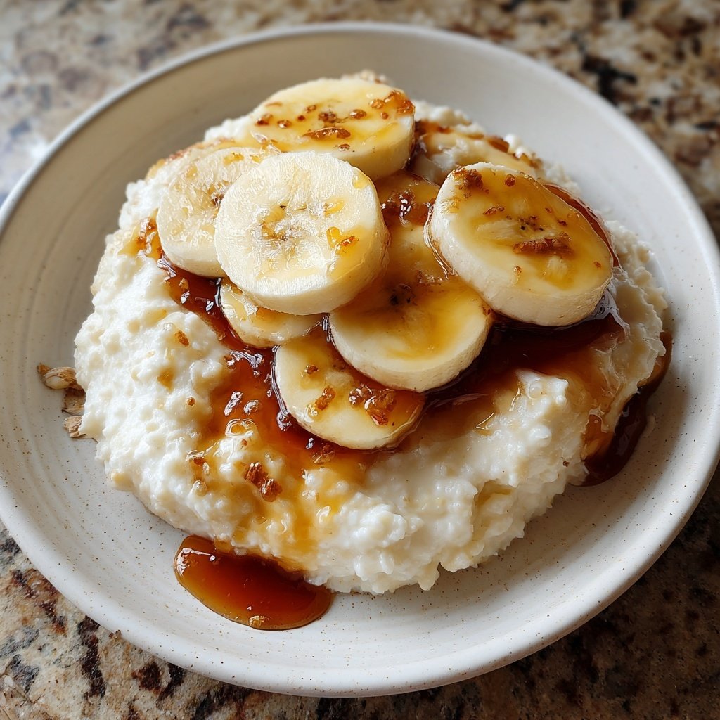 Frühstücksideen mit Haferbrei und Banane