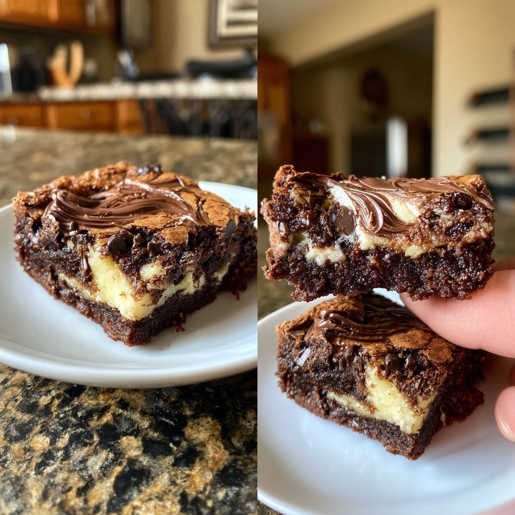 Fudgy Chewy Browkies (Brookies)