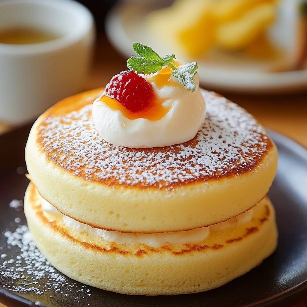 Luftige Japanische Soufflé-Pfannkuchen