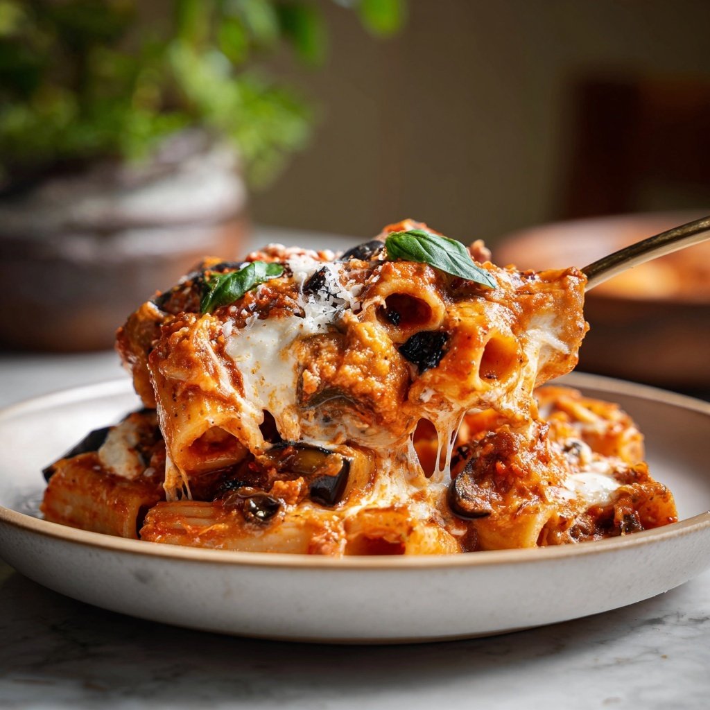 Internationale Küche Italienische Pasta alla Norma