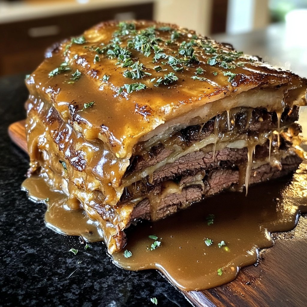 Rouladen-Schichtbraten