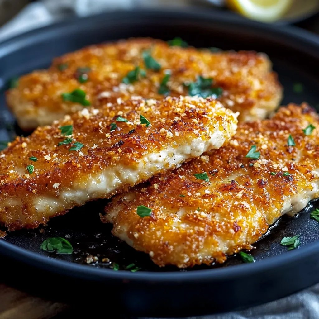 Crispy Air Fryer Parmesan Crusted Chicken