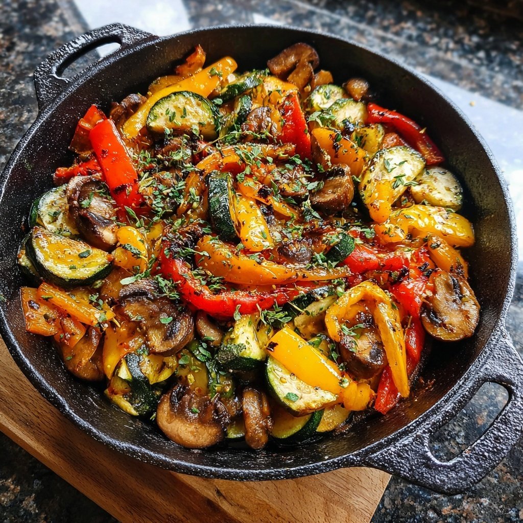 Grill Gemüse Pfanne