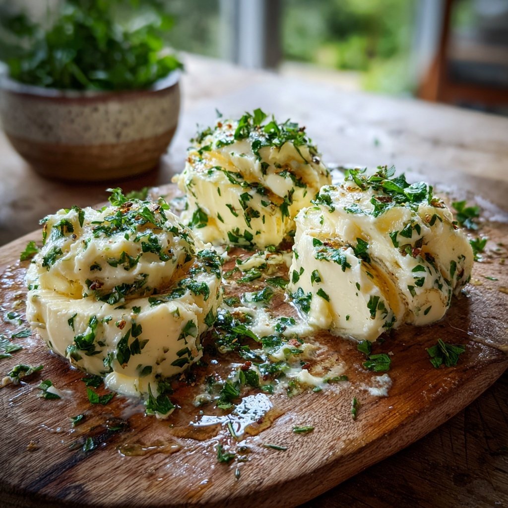 Kräuterbutter Für Grillkäse