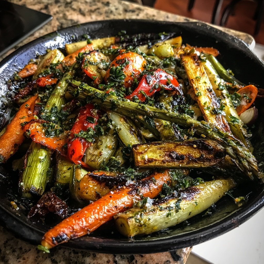 Grillgemüse Mit Kräuter Marinade