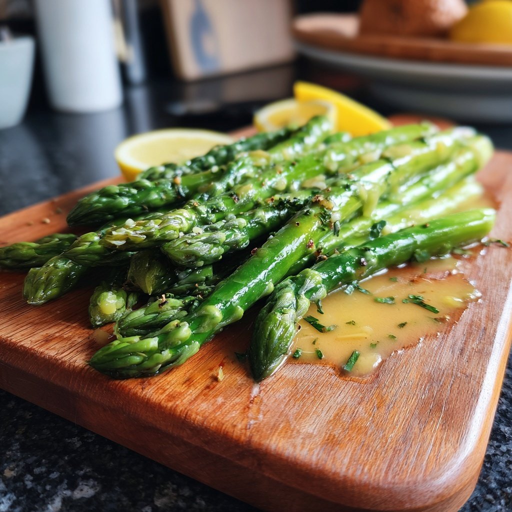 Grüner Spargel Mit Zitronen Sauce
