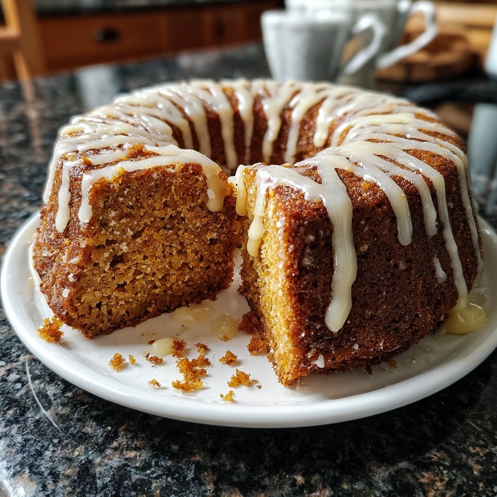 Karottenkuchen Mit Zimt Glasur