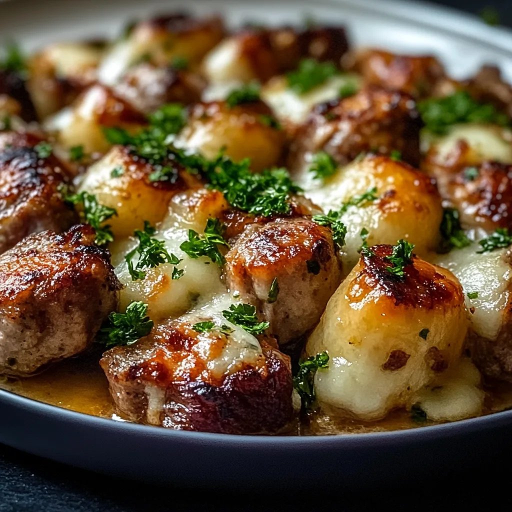 Rosenkohl-Hackfleisch-Auflauf