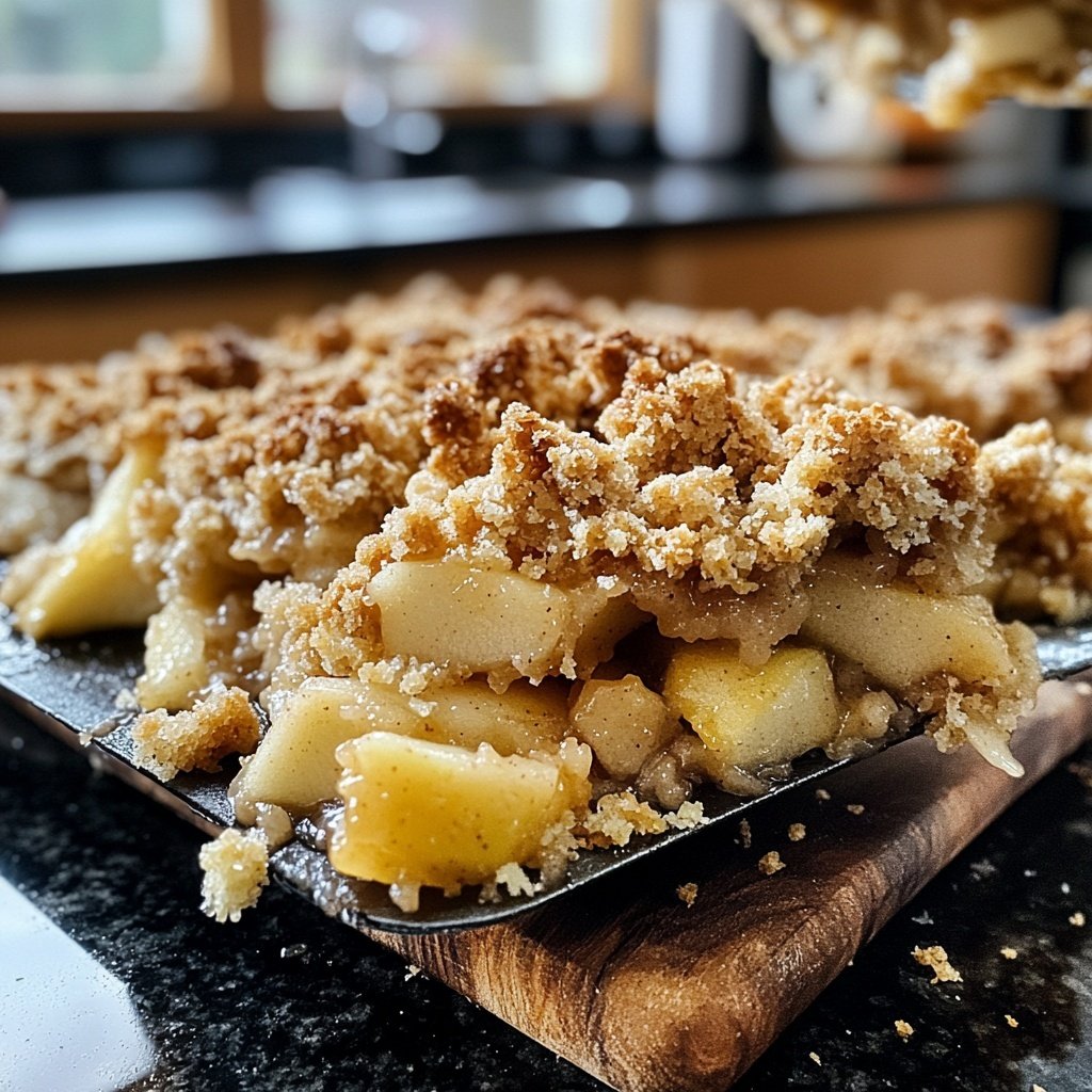 Veganer Apfel-Crumble